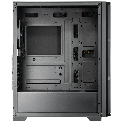 Корпус Chieftec Pro Midi Q AS-01B-OP ATX, без БЖ, Black - фото 9