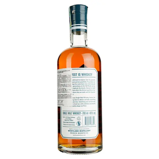 Віскі Westland American Oak 46% 0.7 л в подарунковій упаковці - фото 5
