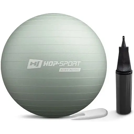 Фітбол Hop-Sport 45 см шавлієвий + насос - фото 1