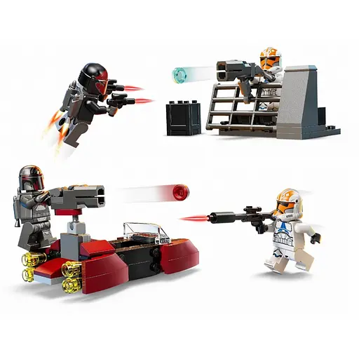 Конструктор LEGO Star Wars Бойовий комплект Облога Мандалора 116 деталей (75449) - фото 3