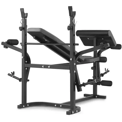 Набор Hop-Sport Premium 39кг со скамейкой TX-020 и штангой - фото 4