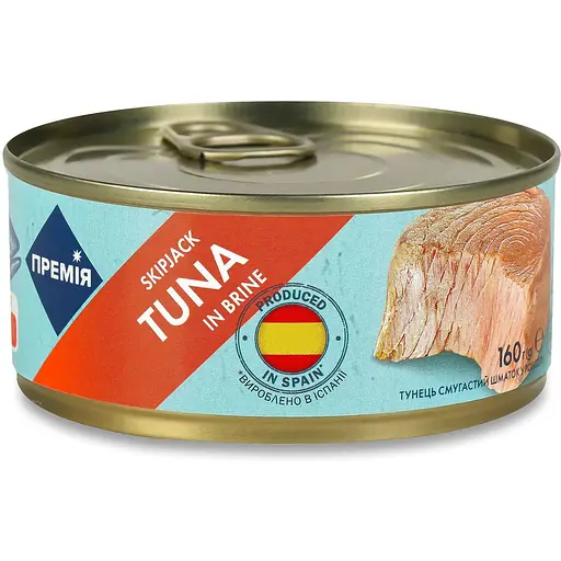 Тунець Премія смугастий у власному соку 185 г