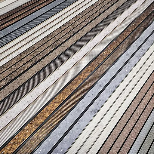 Рейка декоративна Wall Sticker PS 2900х120х12 мм Світло-сірий дуб SW-00001740 - фото 8