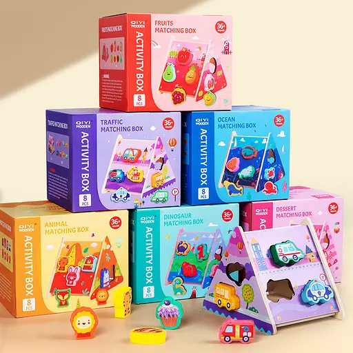 Куб логічний сортер, 8 фігурок (В асортименті) - фото 4