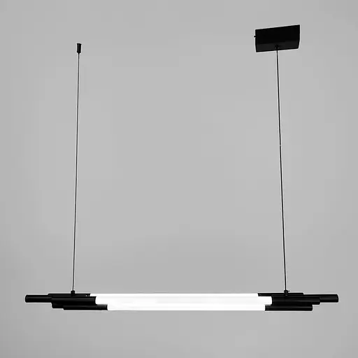 Чорний трубчастий LED світильник у корпусі 90 см | Line F | Арт. MJ351-900L BK - фото 5