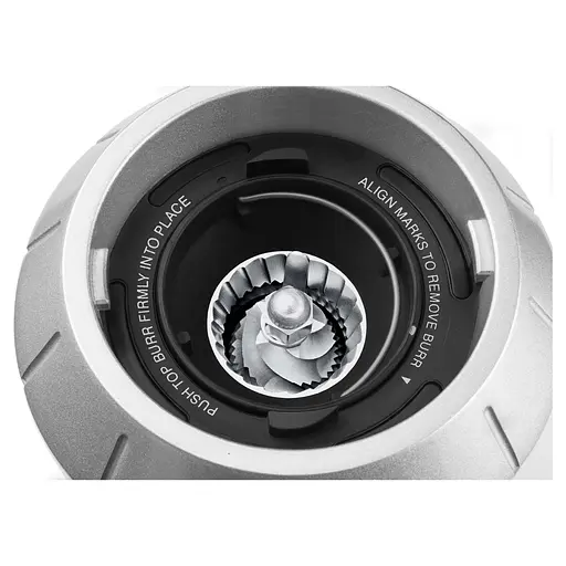 Кавомолка жорнова CATLER 150Вт, об'єм зерен-250г, 25 ступ.помолу, метал, сріблястий - фото 4