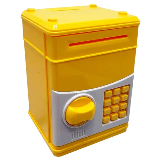 Детская игрушка "Копилка-сейф" 777S (Yellow) механическая
