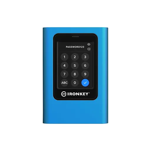 Накопичувач зовнішній SSD Portable USB 3.84TB Kingston IronKey Vault Privacy 80 (IKVP80ES/3840G) - фото 1