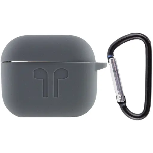 Силіконовий футляр для навушників AirPods 3 Сірий / Dark Gray