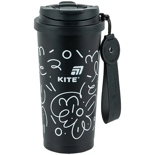 Термокружка Kite черная 550 мл (K25-1226-1)
