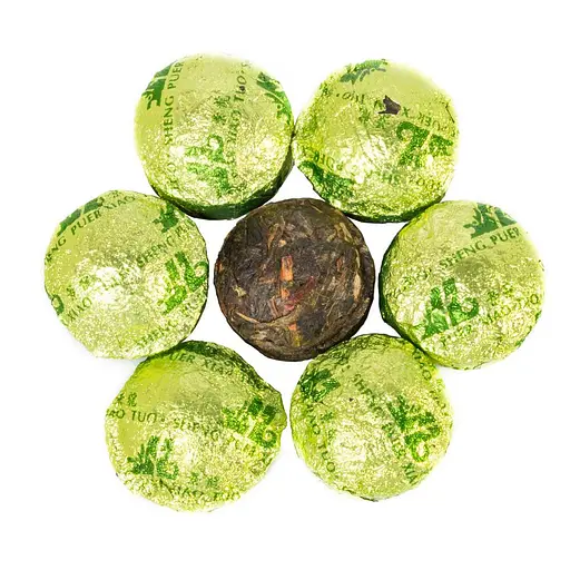 Чай Jinglong Tea Factory Шэнь Пуэр Цзин Лун Иу Шань - 10 шт.