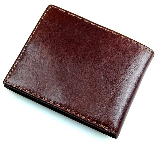 Мужской кожаный кошелек Vintage 11.5x9.5 см acs0015359 - фото 4