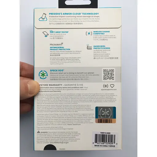 Противоударный чехол Speck Presidio2 Grip для Samsung Galaxy S24/S25 Black 150613-3205 - фото 8