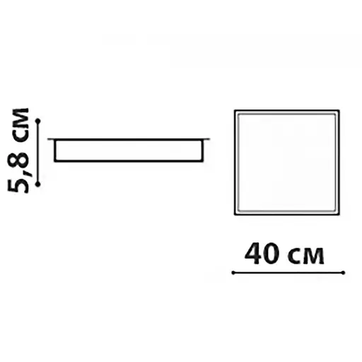 Накладний світильник Friendlylight Mono S40 LED 50W FL2059 - фото 4