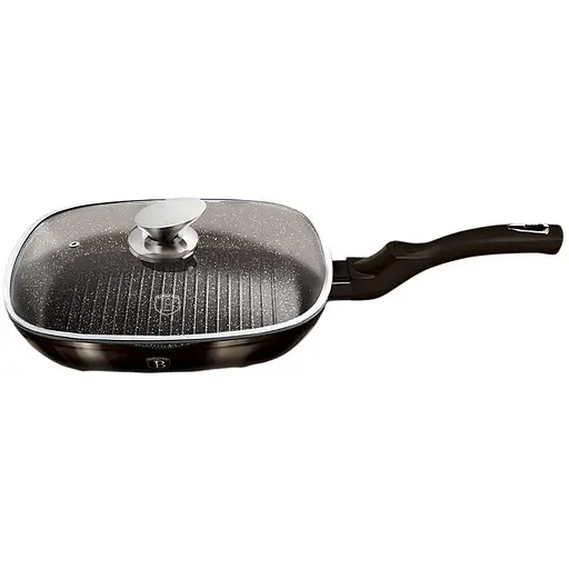 Сковорода-гриль Berlinger Haus с крышкой 28х28х4.1 см 2.1 л (BH 6612)