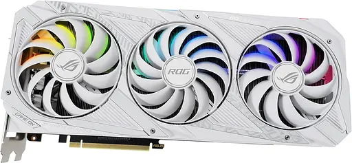 Видеокарта GeForce RTX 3090 24GB Asus ROG Strix OC White (ROG-STRIX-RTX3090-O24G-WHITE) Б/У - фото 9