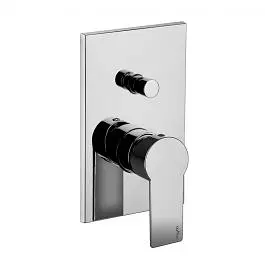 Змішувач для душу Paffoni Tango з металевою накладкою chrome TA015CR/M, Хром - фото 1