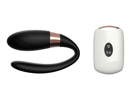 Вібратор Boss Series V-Vibe 9 см чорний - фото 5