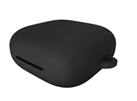 Чохол-накладка DK Silicone Candy Friendly з карабіном для Oppo Enco W51 (black) - фото 3