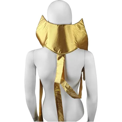 Плащ золотистый - фото 4