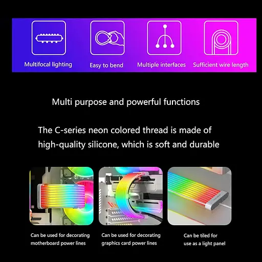 Неонова трубка Coolmoon C260EX (C260EX white) white - фото 7