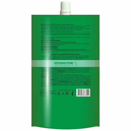 Шампунь-бальзам Fitodoctor Лопух зміцнюючий для всіх типів волосся 750 мл - фото 2