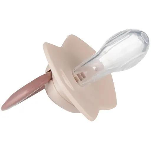 Пустушка Canpol babies Gold силіконова симетрична 18+ міс. 2 шт. помаранчева з рожевим (22/666_pin) - фото 5