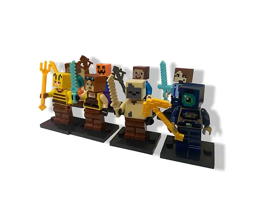 Набір ігрових фігурок персонажі My World 8 шт. зі зброєю (2613) - фото 4