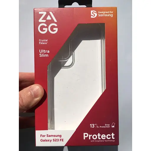 Противоударный чехол Gear4 Crystal Palace D3O для Samsung Galaxy S23 FE (6.4") прозрачный (702312739) - фото 2