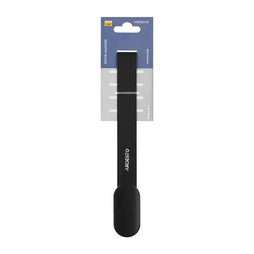 Дверний вішак Ardesto Minimalism на 1 гачок чорний 3 x 3 x 20 см (ARHB3108B) - фото 2