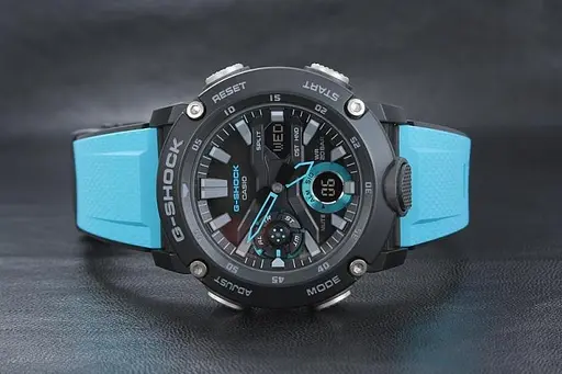 Наручні годинники чоловічі удароміцні оригінальні Casio G-Shock GA-2000-1A2ER Японія з полімерним ремінцем - фото 8