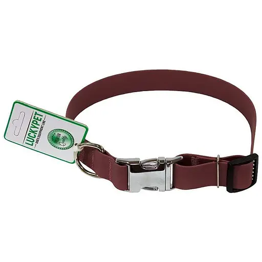 Lucky Pet - Ошейник из водонепроницаемой ленты с металлическим фастексом для собак - 2,5х35-45 см