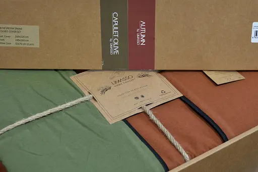 Постільна білизна Essualte Capulet Olive-Autumn Варена Бавовна Limasso pbe0051950 - фото 3