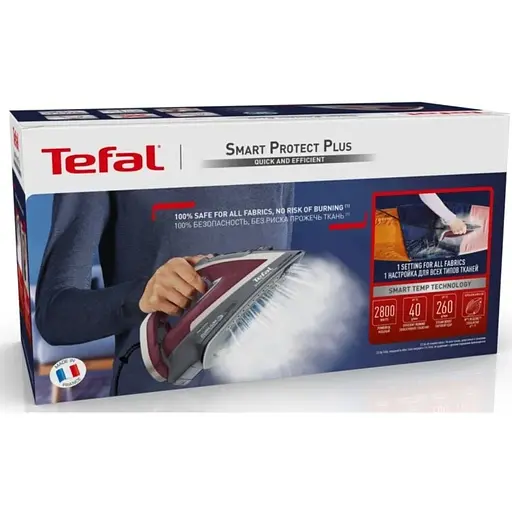 Утюг с паром Tefal Smart Protect Plus FV6870 (FV6870E0) - фото 4