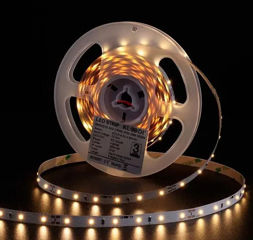 LED Стрічка 4,8W 60LED 3000K 380LM IP20 24V KLOODI KD2216-60-4.8W-3К-24V - фото 5