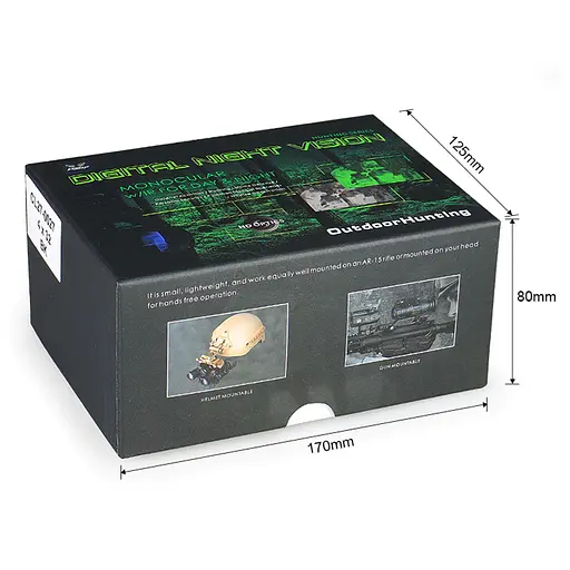 Полный комплект монокуляр ночного видения ПНВ Nectronix CL27-0008 + модернизированное крепление на шлем Rhino mount (100856-949) - фото 8