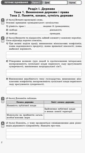 Контроль навчальних досягнень. Правознавство 10 клас. Профільний рівень - фото 3