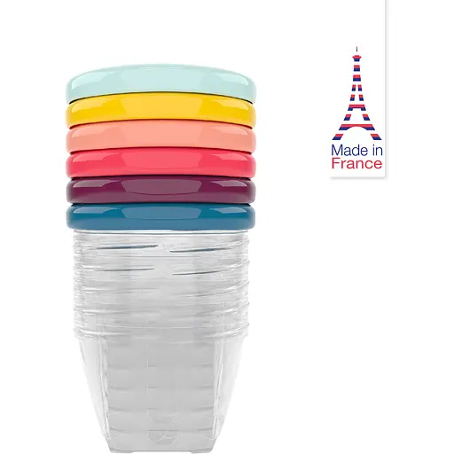 Набір контейнерів для їжі Babymoov Babybols 180 мл x 6 шт. (A004308) - фото 2