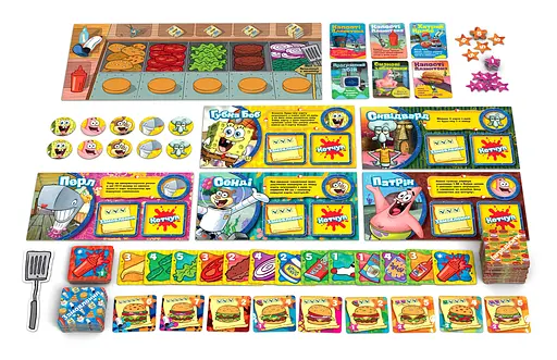 Губка Боб квадратні штані Rozum - Настільна гра (R082UA) - фото 7