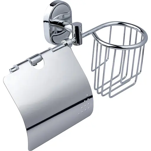 Тримач для туалетного паперу та освіжувача повітря Kroner KRM Elbe ACC2903-1 CV022854 Хром - фото 1