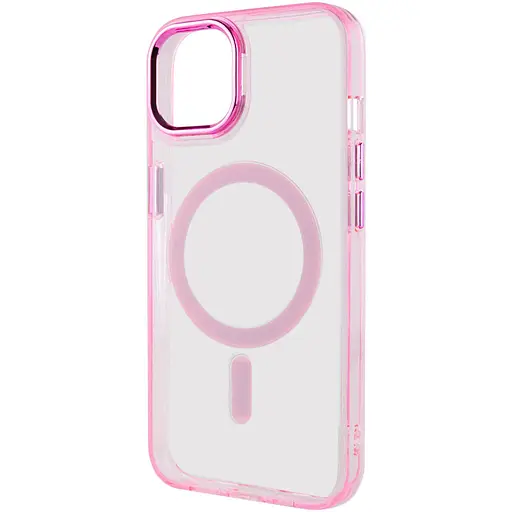 Чохол Epik TPU Iris with MagSafe для Apple iPhone 14, 6.1 Рожевий - фото 3