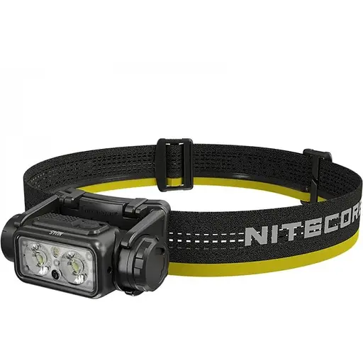 Ліхтар налобний Nitecore NU45 Білий + Червоний LED 1700 люмен 11 режимів 1x18650 USB-C датчик (1088-6-1536)