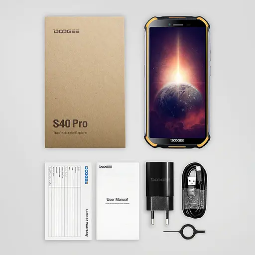 Захищений смартфон Doogee S40 Pro 4/64GB АКБ 4 650мАг Orange - фото 6