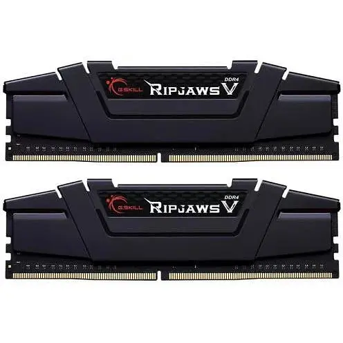 Память 16Gb x 2 DDR4 3600 MHz G.Skill Ripjaws V черный 16-19-19-39 1.35V с радиатором (F4-3600C16D-32GVKC) - фото 1