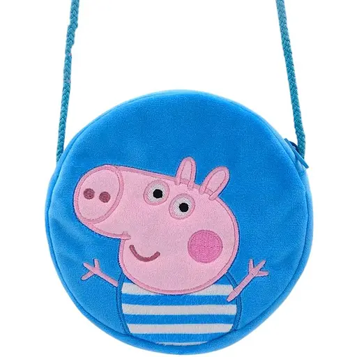 Сумочка Герой Свинка Пеппа, 1 відділення, застібка, регульований ремінець, 21x4x20 см, M18428 (В асортименті)