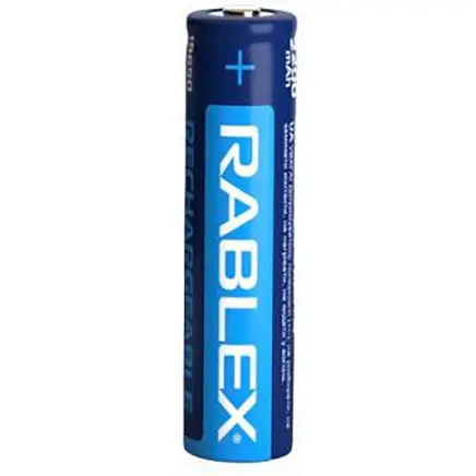 Літій-іонний акумулятор Rablex 18650 2200 mAh 3.7 V (Li-ion) Original із захистом синій - фото 1