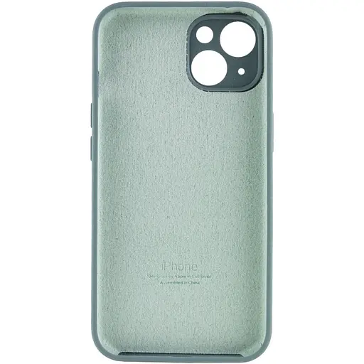 Чехол Epik Silicone Case Full Camera Protective (AA) для Apple iPhone 13 (6.1) Зеленый/Pine green - фото 2