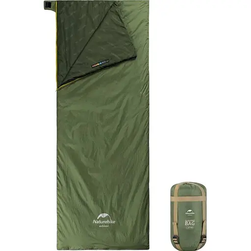 Спальний мішок Naturehike LW180 Mini NH21MSD04 Left Dark Green (697564188434) [146587]