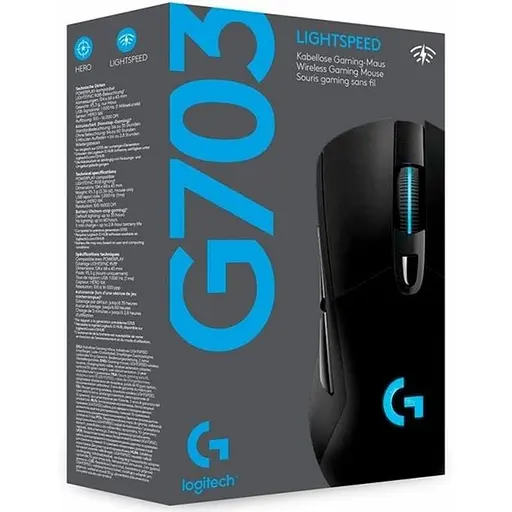 Миша комп'ютерна Logitech G703 Hero Lightspeed Wireless (910-005641, 910-005644) - фото 8