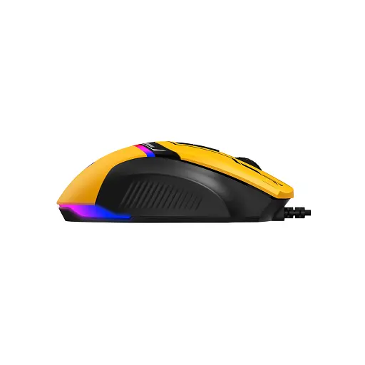 Мишка GamePro GM300Y USB Yellow/Black (GM300Y) - фото 4